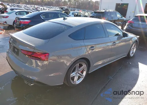 2021 Audi S5 Sportback Premium Plus Tfsi Quattro Tiptronic из США, поврежденный, VIN WAUC4CF54MA062696